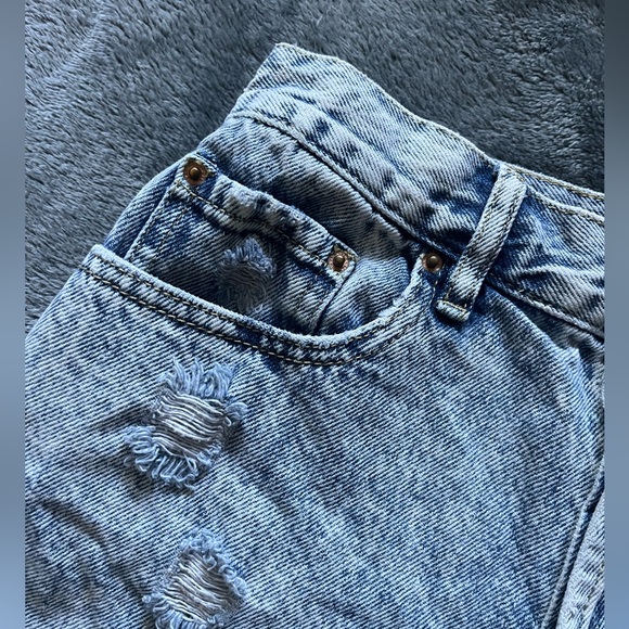 Pacsun Ultra High‎ Rise Vintage Shorts Size 27. Buttonfly - Picture 2 of 10